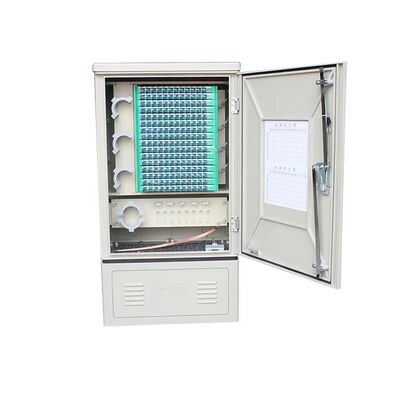 FTTH फ्लोर स्टैंडिंग कैबिनेट SM / MM फाइबर ऑप्टिक वॉल बॉक्स बाहरी