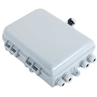 वाटरप्रूफ फाइबर ऑप्टिक स्प्लिटर 1x16 प्लग IP66 ABS PLC स्प्लिटर