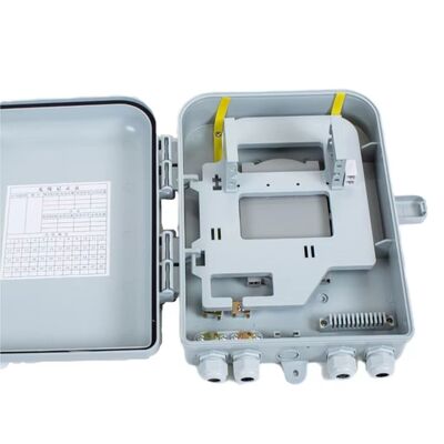 वाटरप्रूफ फाइबर ऑप्टिक स्प्लिटर 1x16 प्लग IP66 ABS PLC स्प्लिटर