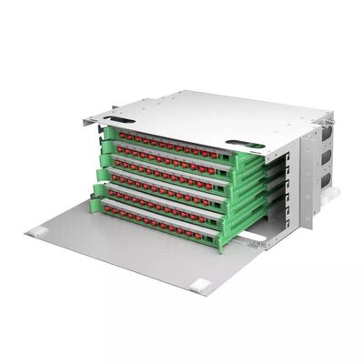FTTH CATV ODF पैच पैनल 19 इंच FC 19 इंच FC ऑप्टिक डिस्ट्रीब्यूशन फ्रेम्स