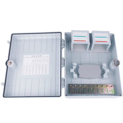 LGX PLC फाइबर ऑप्टिक स्प्लिटर APC / UPC 1x64 PLC स्प्लिटर लाइट ग्रे