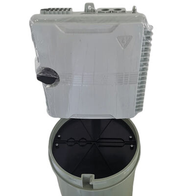 IP55 फाइबर ऑप्टिक टर्मिनल बॉक्स प्रोटेक्शन पेडेस्टल्स 1x16 PLC फाइबर स्प्लिटर