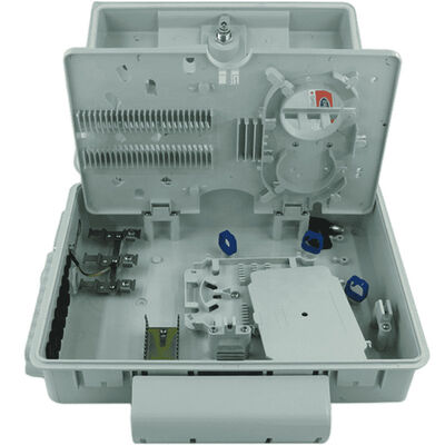FTTB फाइबर ऑप्टिक स्प्लिटर बॉक्स OM1 LGX PLC 1x16 स्प्लिटर 24कोर