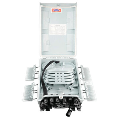 16 पोर्ट फाइबर ऑप्टिक टर्मिनल बॉक्स आउटडोर स्प्लिस एरियल हैंगिंग IP65