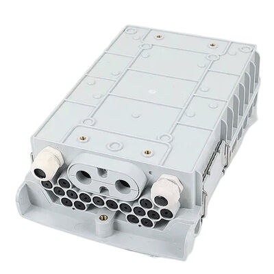 SM / MM फाइबर ऑप्टिक स्प्लिटर बॉक्स लाइट ग्रे 1x8 PLC स्प्लिटर