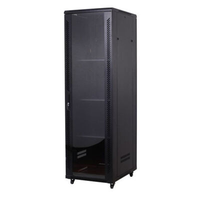 PDU सर्वर रैक कैबिनेट फ्लोर स्टैंड SPCC 42U 600*1000*2000MM