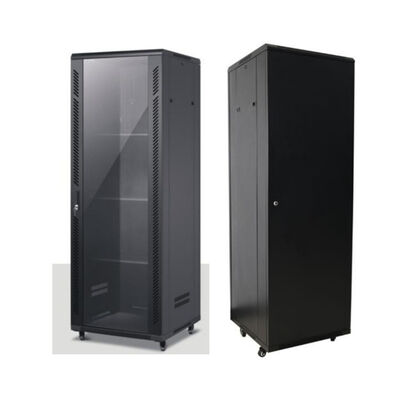 PDU सर्वर रैक कैबिनेट फ्लोर स्टैंड SPCC 42U 600*1000*2000MM