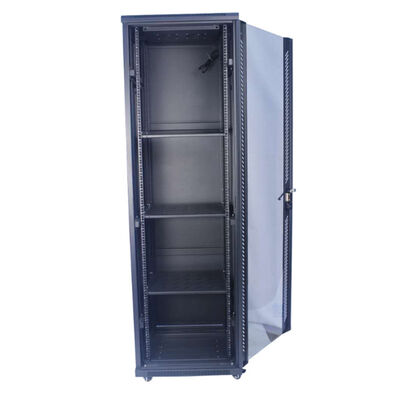 PDU सर्वर रैक कैबिनेट फ्लोर स्टैंड SPCC 42U 600*1000*2000MM