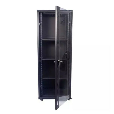 PDU सर्वर रैक कैबिनेट फ्लोर स्टैंड SPCC 42U 600*1000*2000MM