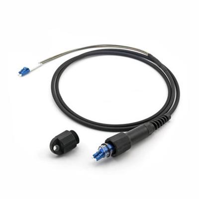 Ip68 FTTA PDLC से PDLC UPC APC 7.0mm आउटडोर आर्मर्ड वाटरप्रूफ फाइबर जम्पर पैच कॉर्ड